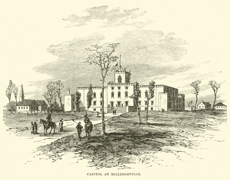 Capitol i Milledgeville, november 1864 af American School