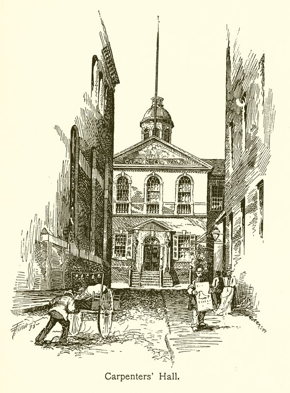 Carpenters Hall, Philadelphia af American School