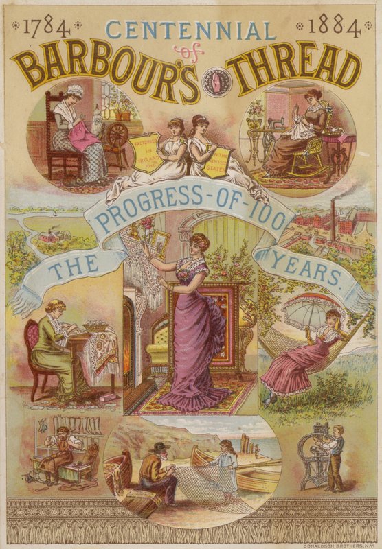 Centennial of Barbours Thread, 1784 - 1884 af American School