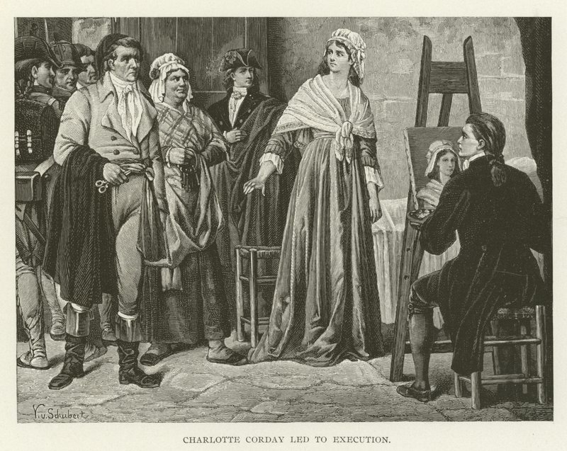 Charlotte Corday førte til henrettelse af American School
