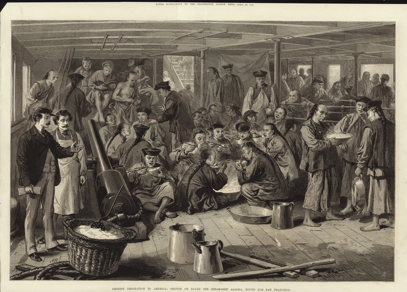 Kinesisk emigration til Amerika af American School