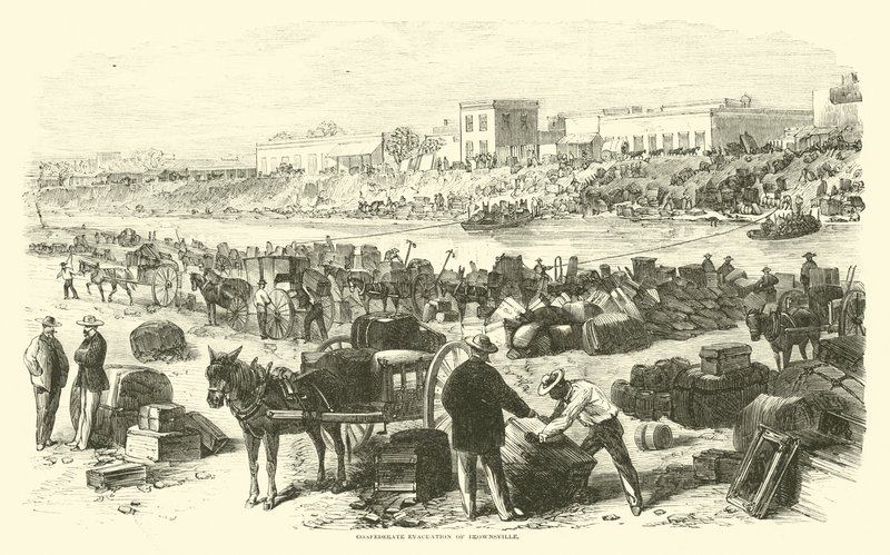 Konfødererede evakuering af Brownsville, november 1863 af American School