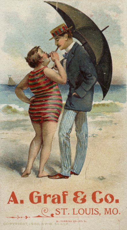 Par ryger på stranden af American School