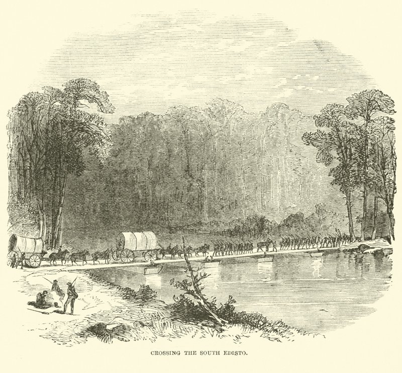 Krydser det sydlige Edisto, januar 1865 af American School