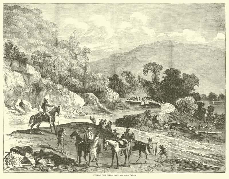 Cutting the Chesapeake and Ohio Canal, juli 1864 af American School