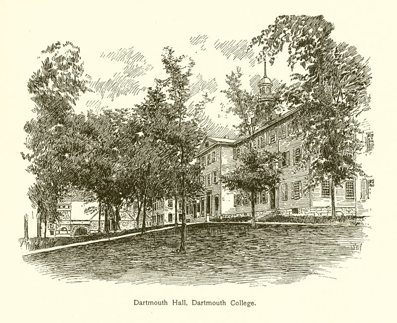 Dartmouth Hall, Dartmouth College af American School