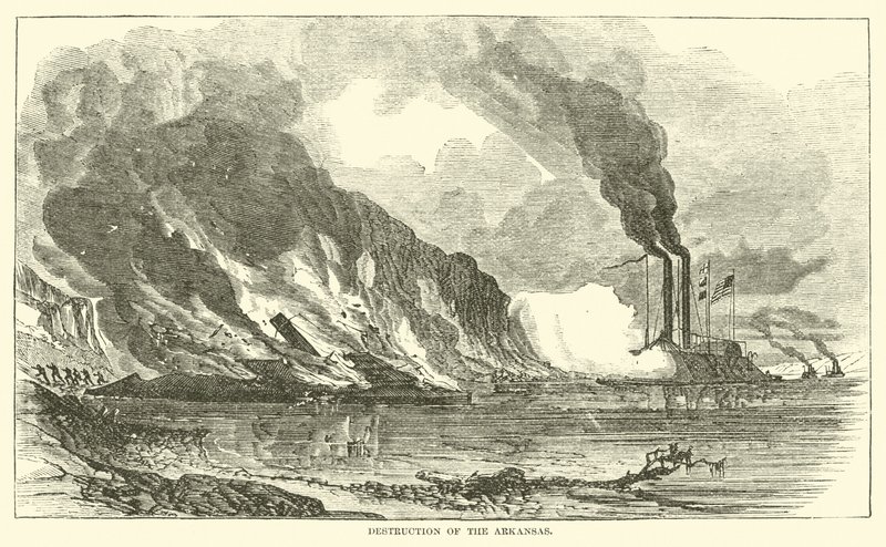 Ødelæggelse af Arkansas, juli 1862 af American School