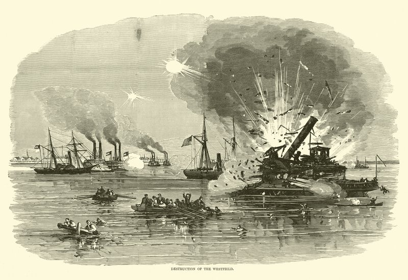 Ødelæggelse af Westfield, januar 1863 af American School