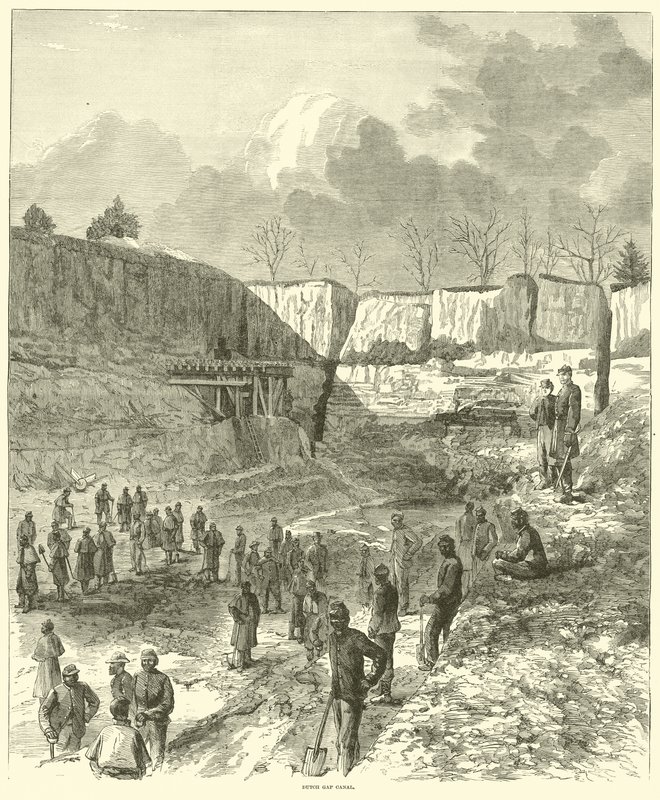 Dutch Gap Canal, oktober 1864 af American School
