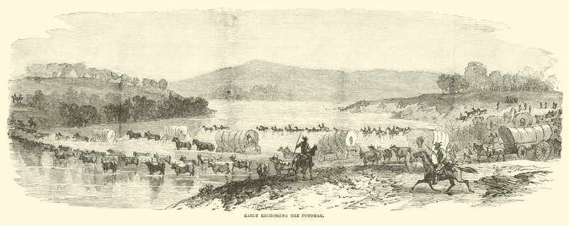 Tidlig genkrydsning af Potomac, juli 1864 af American School