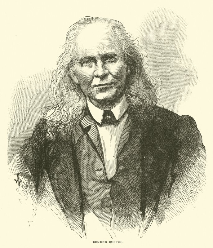 Edmund Ruffin, april 1865 af American School