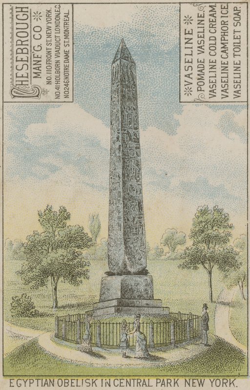 Egyptisk Obelisk i Central Park New York af American School