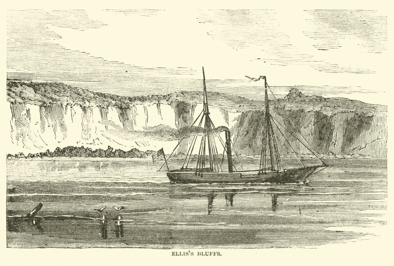 Elliss Bluffs, maj 1862 af American School