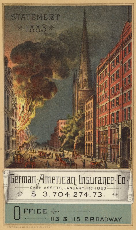 Brand i Bygning af American School