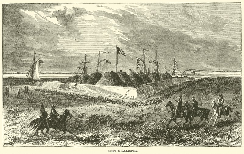 Fort McAllister, november 1864 af American School