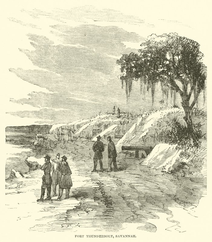 Fort Thunderbolt, Savannah, december 1864 af American School