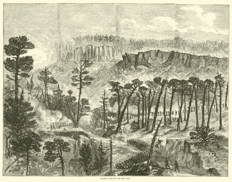 Gearys angreb på Dug Gap, maj 1864 af American School