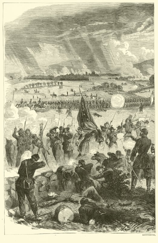Gettysburg, 3. juli 1863, juli 1863 af American School