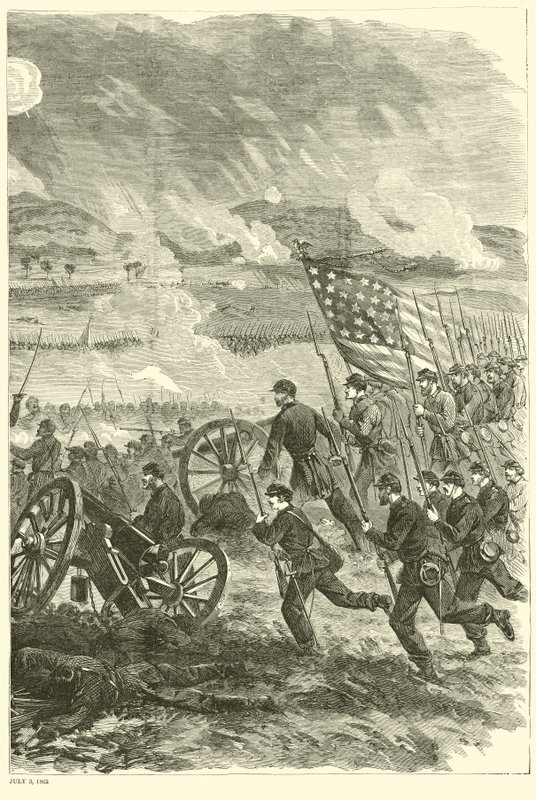 Gettysburg, 3. juli 1863, juli 1863 af American School