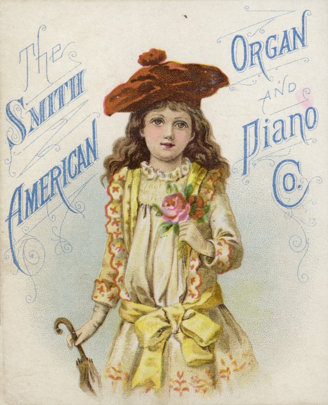 Pige i Tam OShanter holder Rose af American School