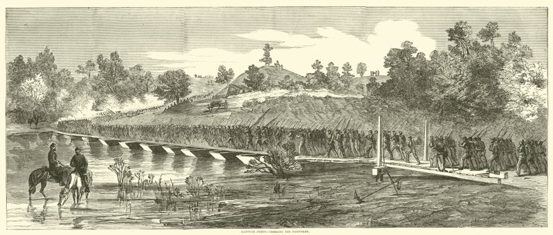 Hannover færge, krydser Pamunkey, juni 1864 af American School