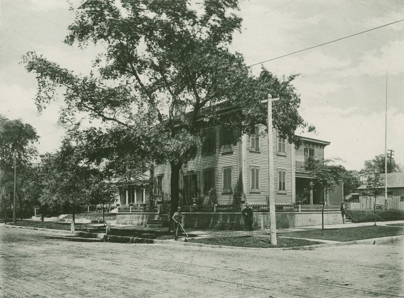 Abraham Lincolns hjem i 1861 (fotogravure) af American School