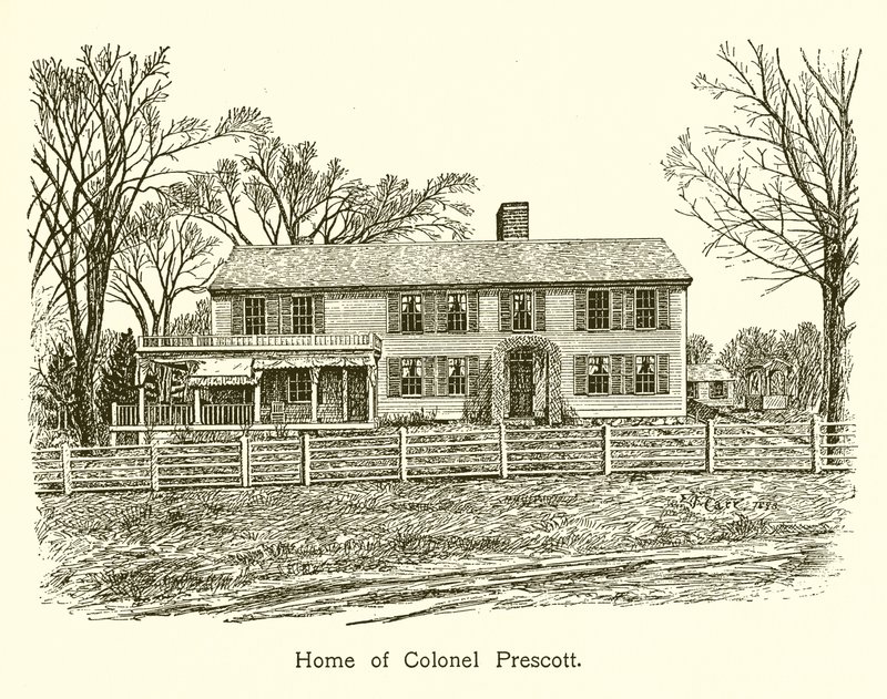 Hjem for oberst Prescott, Bunker Hill af American School