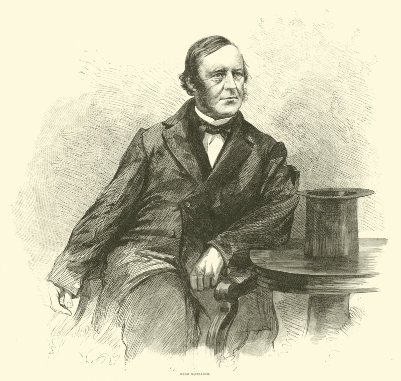 Hugh McCulloch, april 1865 af American School