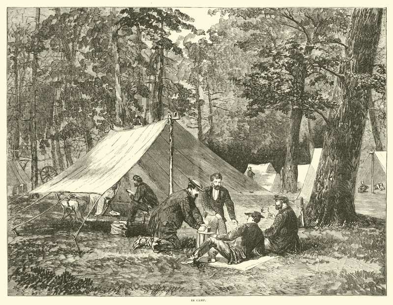 I lejren, juli 1863 af American School