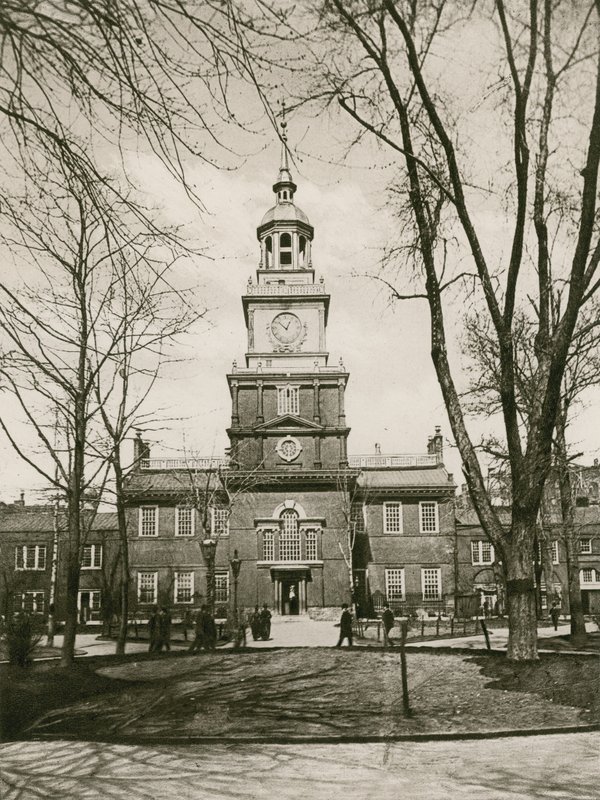 Independence Hall, Philadelphia (fotogravure) af American School
