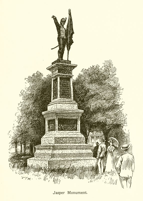 Jaspis monument af American School