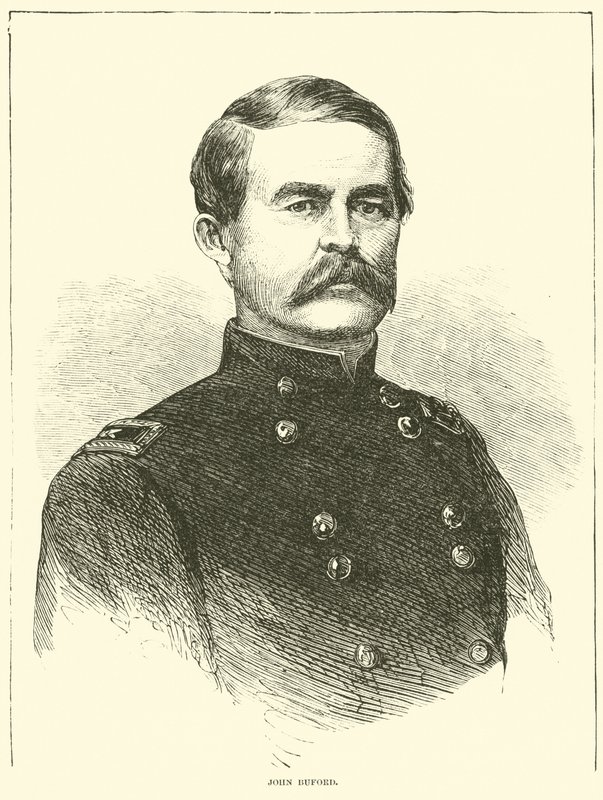 John Buford, juli 1863 af American School