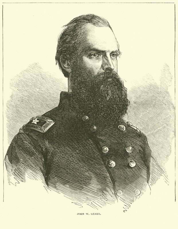John W Geary, oktober 1863 af American School