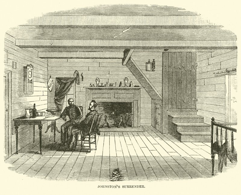 Johnstons overgivelse, april 1865 af American School