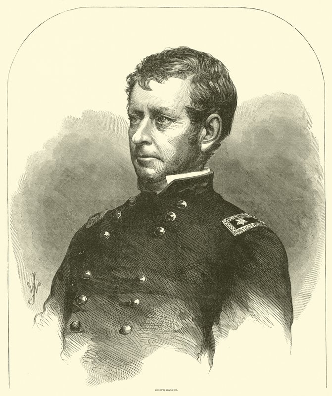 Joseph Hooker, januar-april 1863 af American School