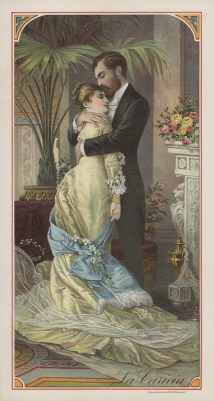 La caricia (farve litho) af American School