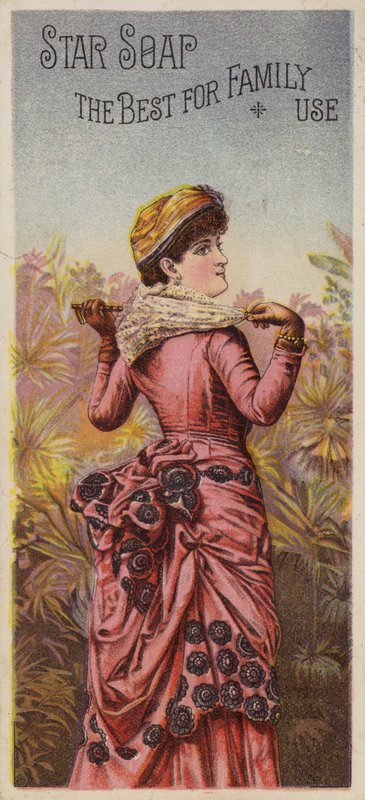 Dame Poserer Med Parasol af American School