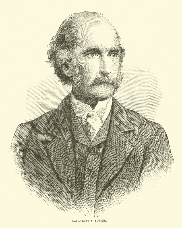 Lafayette S Foster, december 1865 af American School