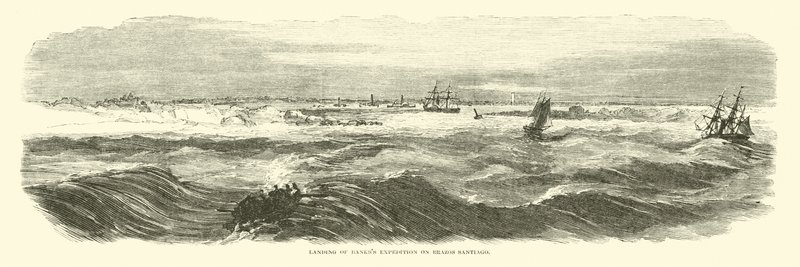 Landgang af Bankss Ekspedition på Brazos Santiago, november 1863 af American School