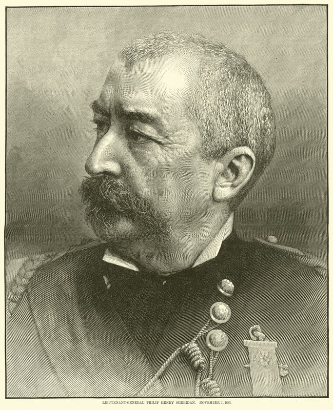 Generalløjtnant Philip Henry Sheridan, 1. november 1883, maj 1864 af American School