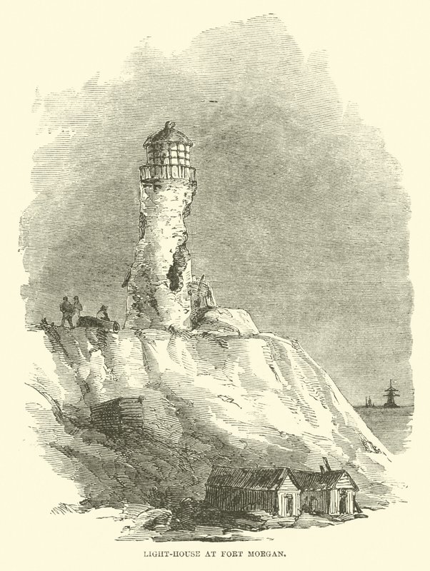 Fyrtårn i Fort Morgan, august 1864 af American School