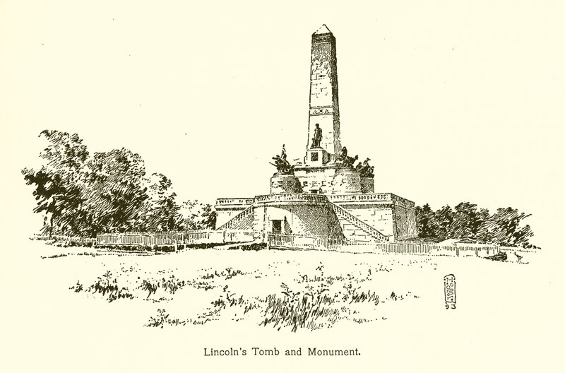 Lincolns grav og monument af American School