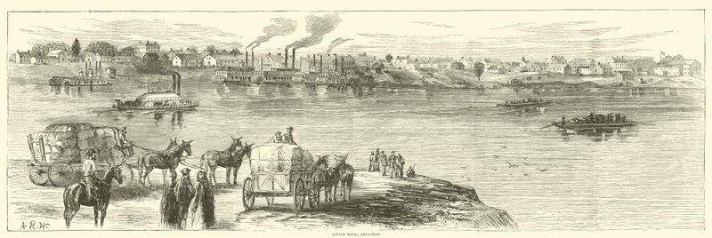 Little Rock, Arkansas, august 1863 af American School