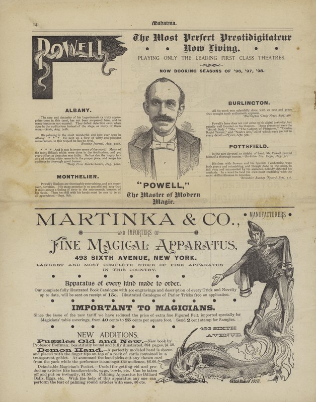 Magiske reklamer (litho) af American School