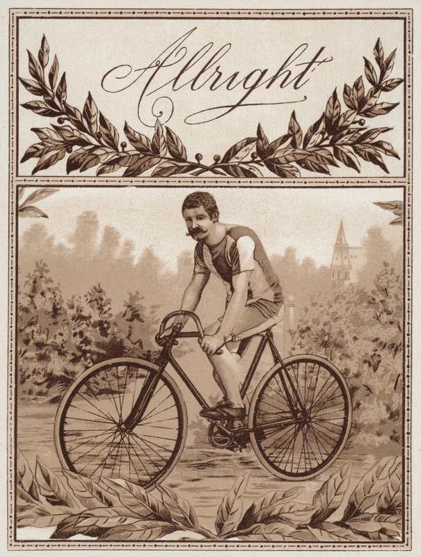 Man cykler af American School