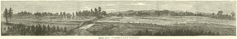Mine Run, Warrens sidste position, november 1863 af American School