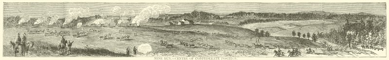 Mine Run, centrum af konfødereret position, november 1863 af American School