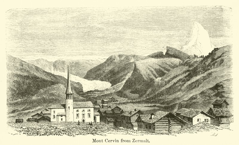 Mont Cervin fra Zermalt af American School