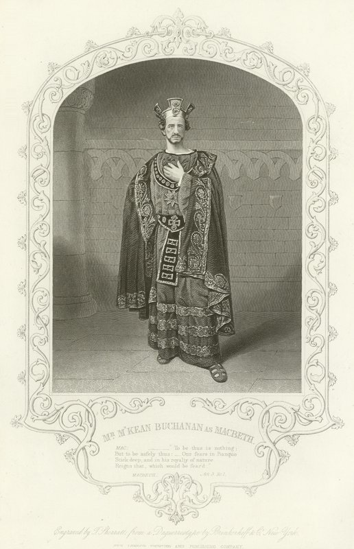 Mr MKean Buchanan som Macbeth, Act III, scene i af American School