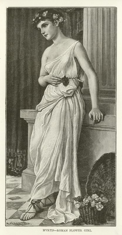 Myrtis, romersk blomsterpige af American School